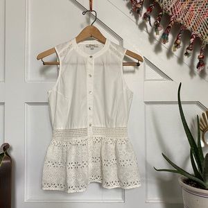 Anthropologie Wolven Peplum Top
